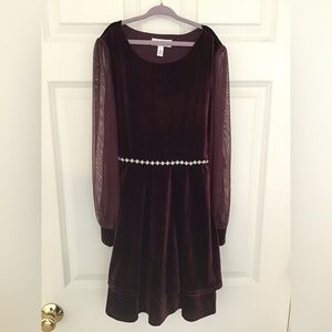 Girls holiday special occasion velvet dress size 10